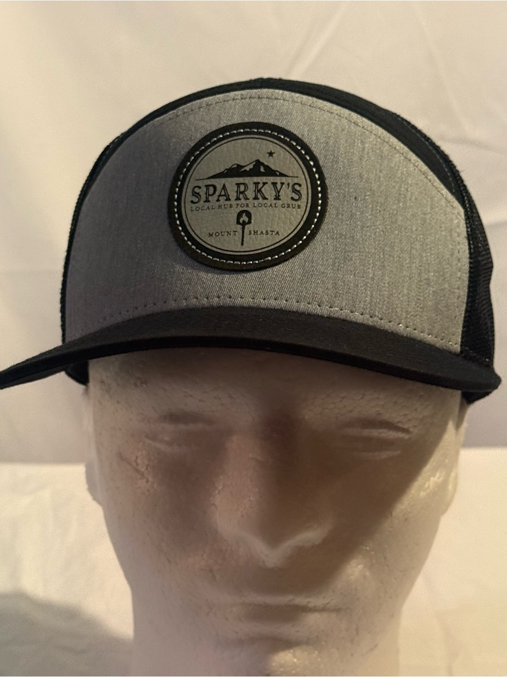 Gray and Black Trucker Cap - Brand